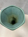 TALL GREEN CERAMIC VASE