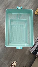 TEAL 3-TIER CART