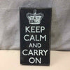"KEEP CALM" BLACK WHITE