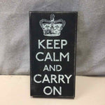 "KEEP CALM" BLACK WHITE