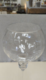TALL GLASS CANDLEHOLDER