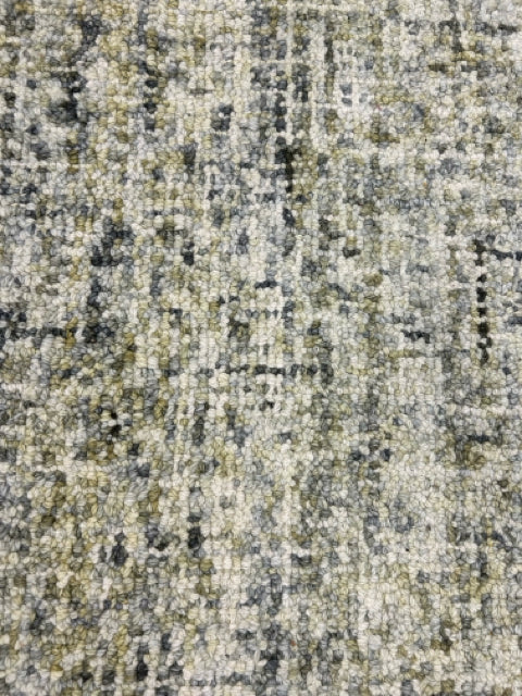 GREEN WHITE RUG