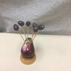 EGGPLANT TOOTHPICK HOLDER