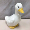 WHITE CERAMIC GOOSE FIGURE