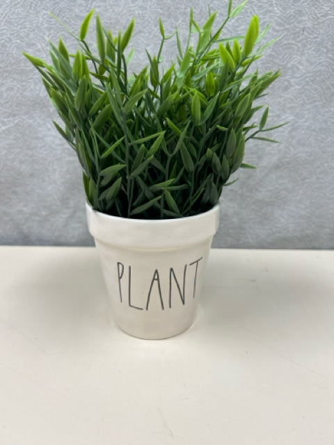 FAUX PLANT IN "PLANT" POT