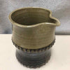 GREEN/BROWN CERAMIC CREAMER