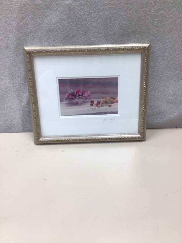 SIGNED STILL LIFE PRINT