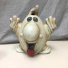 CERAMIC GHOST CANDLE HOLDER