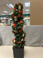 FAUX FLOWERING HEDGE