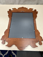 ANTIQUE WOOD CARVED MIRROR