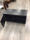 BLACK TV STAND W/1 DRAWER
