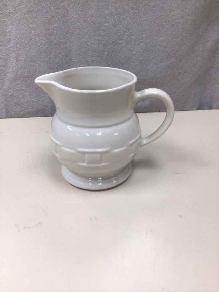 CREAM CERAMIC PITCHER