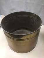 LARGE GOLD PLANTER POT