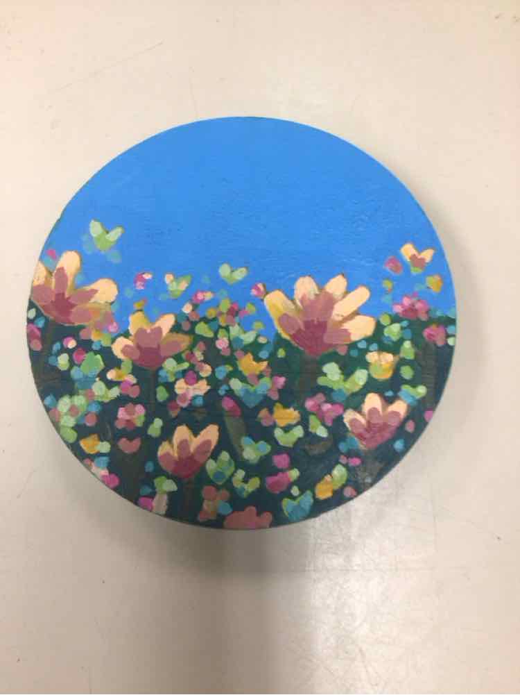 ''BY THE PINES'' HAND PAINTED ARTWORK