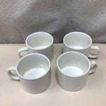 4 WHITE CUPS