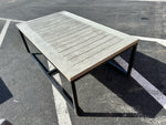 RESIN METAL COFFEE TABLE