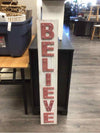 TALL LIGHT UP BELIEVE SIGN