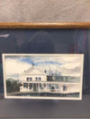 WHITE HOUSE WOOD FRAMED ARTWORK