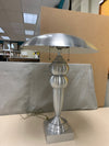 SPUN ALUMINUM DUAL BULB LAMP