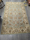 LIGHT BLUE/CREAM PATTERN RUG