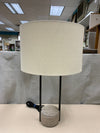 METAL/STONE BASE LAMP