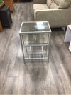 MIRRORED NIGHTSTAND W/DRAWER