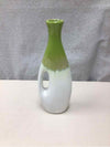 ASSOR GREEN WHITE CERAMIC VASE