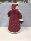 STUFFED SANTA W/BELL BUTTONS