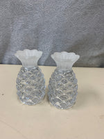 2 MARQUIS CRYSTAL PINEAPPLE S & P SHAKERS