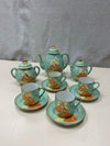 11 PIECE HAND PAINTED JAPANESE TEA SET