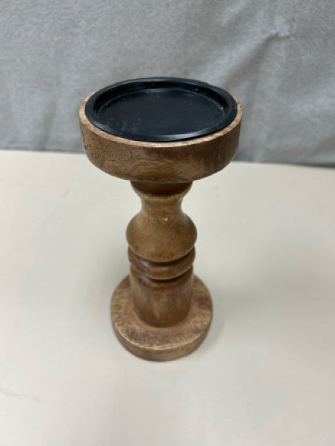 WOOD CANDLE STAND