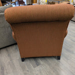 RED/GOLD DESIGN ARMCHAIR