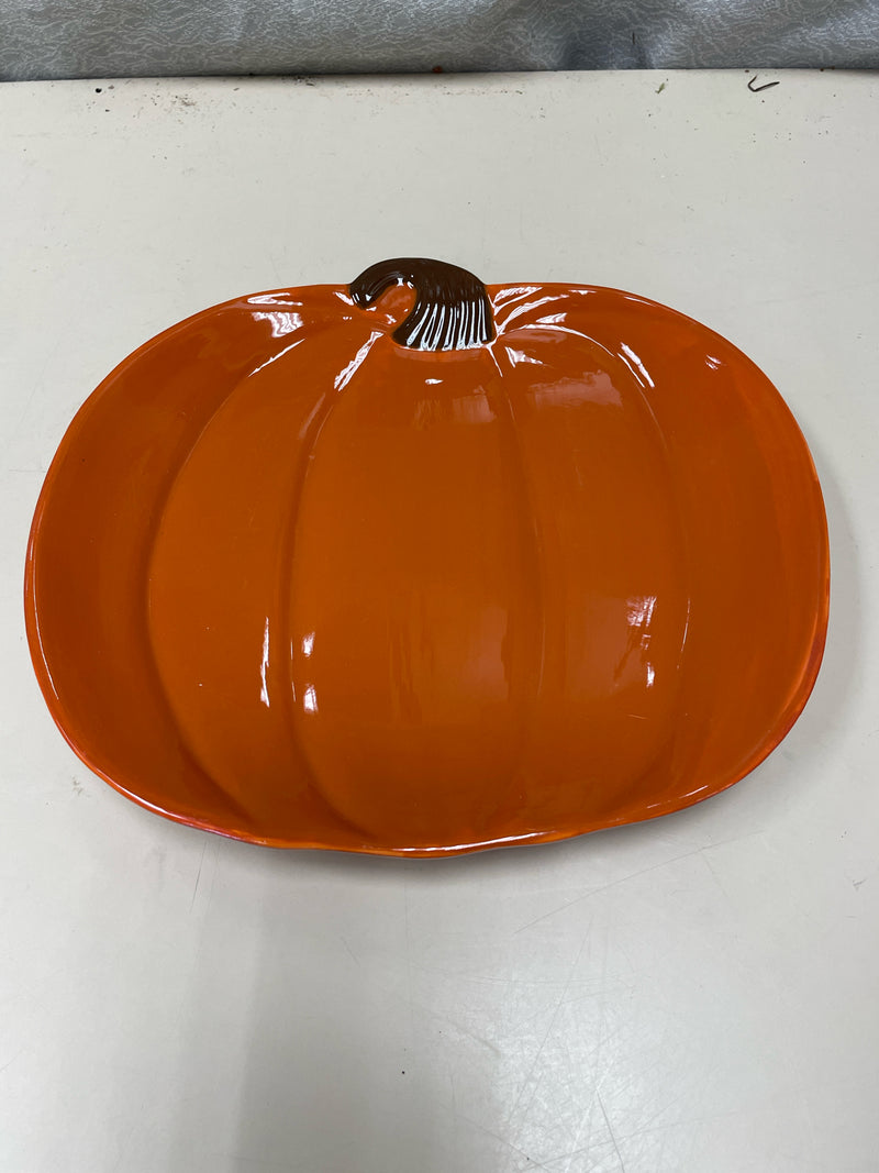 PUMPKIN CERAMIC PLATE