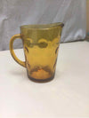 AMBER GLASS PITCHER