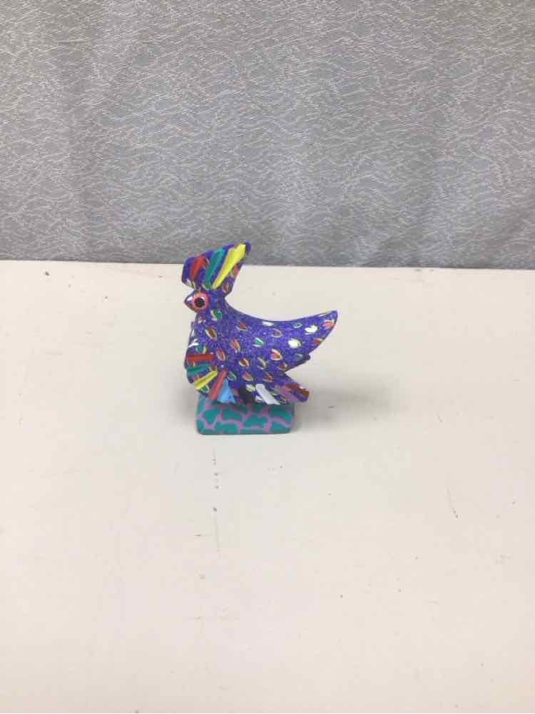 MINI WOOD PAINTED CHICKEN