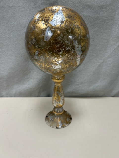 GOLD SILVER MERCURY GLASS SPHERE