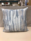 BLUE/WHITE DOWN BLEND THROW PILLOW