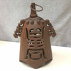 BROWN IRON ASIAN LANTERN