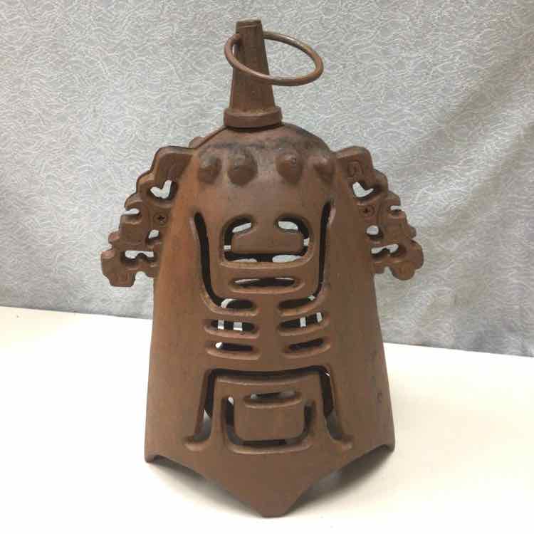BROWN IRON ASIAN LANTERN