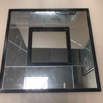 GRAY FRAME CUT PIECES MIRROR