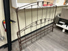 BROWN IRON HEAD/FOOT BOARD