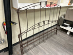 BROWN IRON HEAD/FOOT BOARD