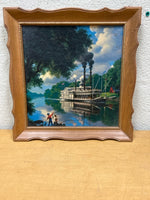 "OLD RIVER DAYS" BOAT RIVER PIC
