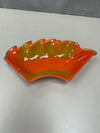 ORANGE GREEN RETRO DISH CERAMIC