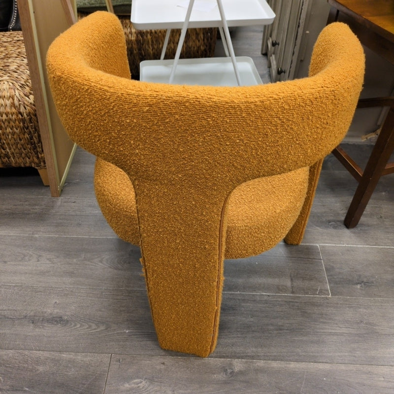 ORANGE THREE LEG CHAIR