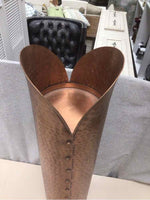 TALL COPPER CANDLE HOLDER