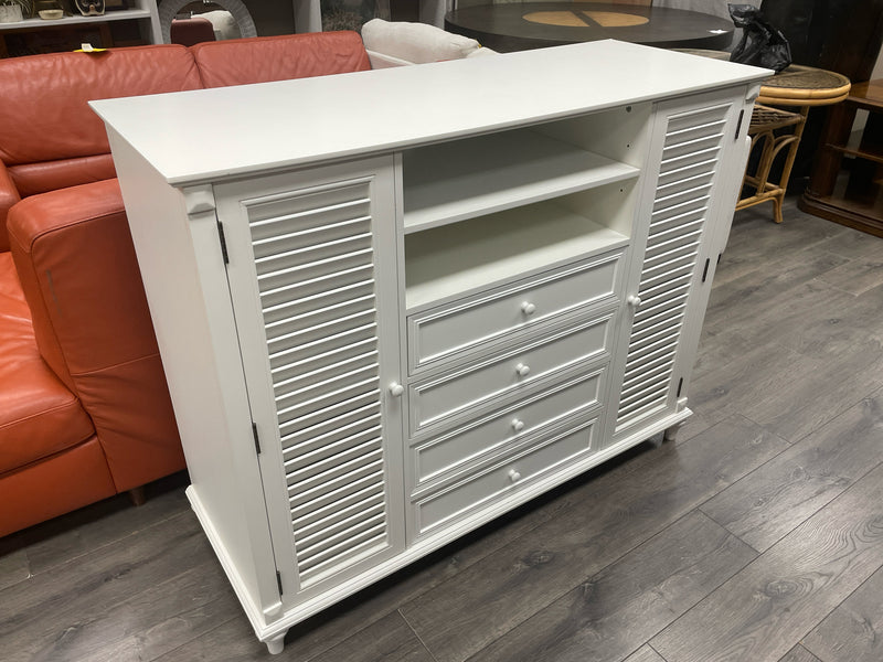 WHITE CONSOLE CABINET
