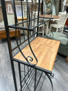 WOOD METAL BAKERS RACK