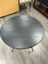 BLACK ROUND SIDE TABLE