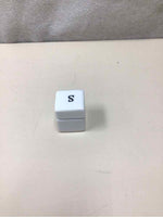 HOMEART WHITE PORCELAIN BOX W/LID